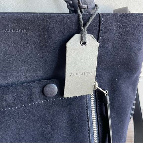 All Saints Fleur de Lis Ew SM genuine leather bag - Picture 3 of 16